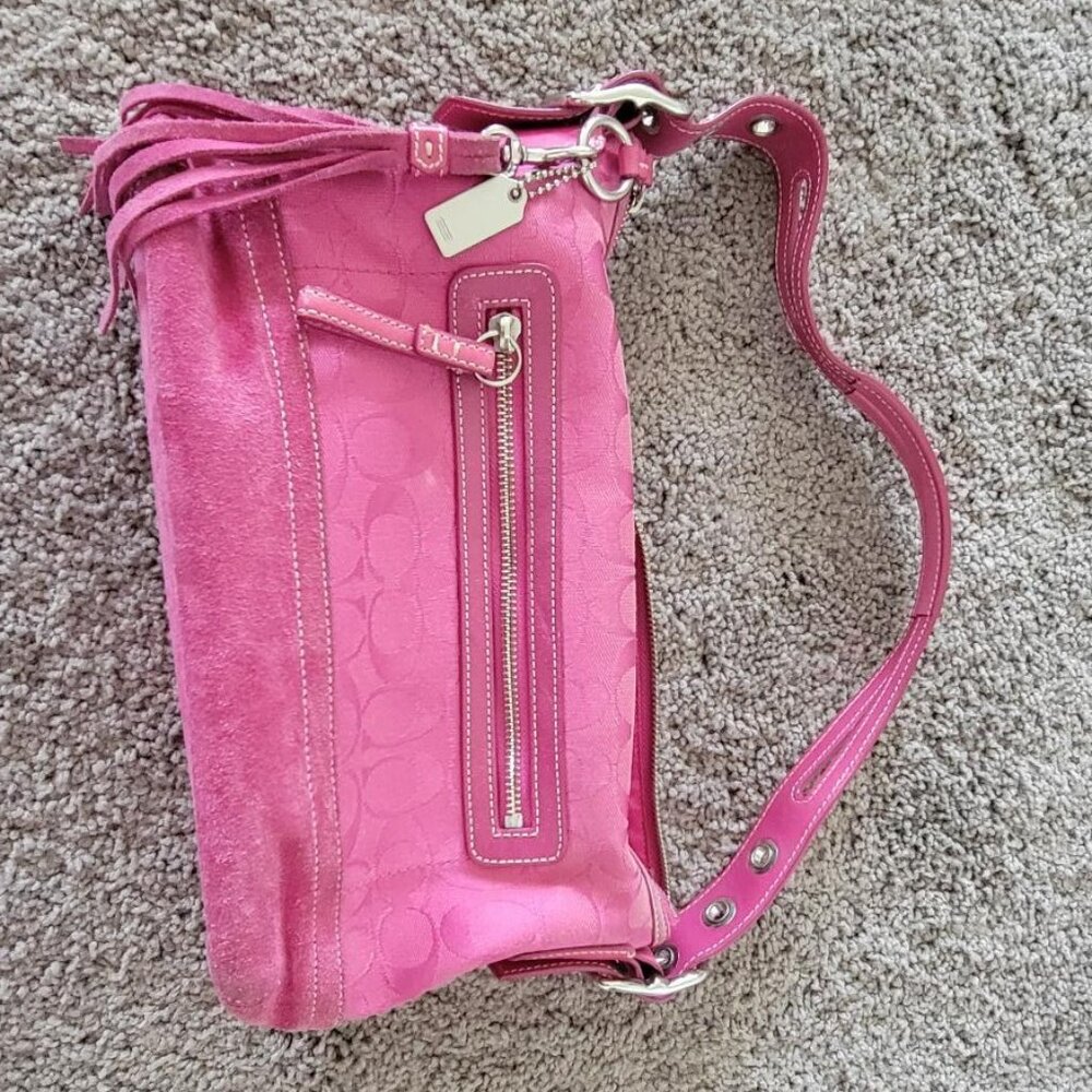 Pink coach bag